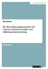 Die Wertschätzungskonzeption der Toleranz. Praktische Analyse und Erklärungszusammenhang