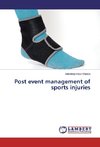 Post event management of sports injuries