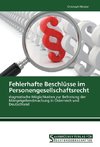 Fehlerhafte Beschlüsse im Personengesellschaftsrecht