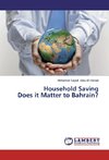 Household Saving  Does it Matter to Bahrain?