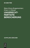 Ungerechtfertigte Bereicherung