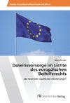 Daseinsvorsorge im Lichte des europäischen Beihilferechts