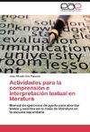 Actividades para la comprensión e interpretación textual en literatura