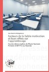 Facteurs de la faible motivation et leurs effets sur l'apprentissage