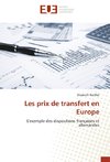 Les prix de transfert en Europe