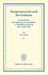 Peregrinenrecht und Ius Gentium