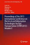 Proceedings of the 2013 International Conference on Electrical and Information Technologies for Rail Transportation (EITRT2013)-Volume II