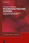 Phonotaktisches Wissen