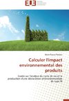 Calculer l'impact environnemental des produits