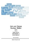Hot and Dense Nuclear Matter