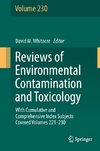 Reviews of Environmental Contamination and Toxicology volume