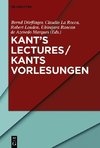 Kant's Lectures / Kants Vorlesungen