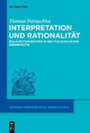 Interpretation und Rationalität