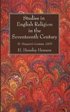 Studies in English Religion in the Seventeenth Century