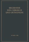 Ergebnisse der Chirurgie und Orthopädie