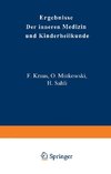 Ergebnisse der Inneren Medizin und Kinderheilkunde