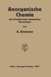 Anorganische Chemie auf physikalisch-chemischer Grundlage