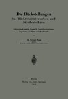 Die Rückstellungen bei Elektrizitätswerken und Straßenbahnen