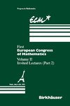 First European Congress of Mathematics Paris, July 6-10, 1992