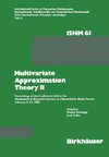 Multivariate Approximation Theory II