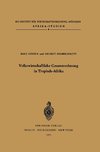 Volkswirtschaftliche Gesamtrechnung in Tropisch-Afrika