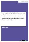 Research Report on Community Livestock Workers in Balochistan