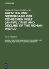 Politische Geschichte (Provinzen und Randvölker: Syrien, Palästina, Arabien)