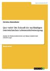 Quo vadis? Die Zukunft der nachhaltigen österreichischen Lebensmittelversorgung