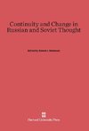 Continuity and Change in Russian and Soviet Thought