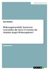 Wohnungslosenhilfe. Inwieweit verschärfen die Hartz IV Gesetze die Situation junger Wohnungsloser?