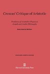 Crescas' Critique of Aristotle