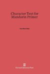 Character Text for Mandarin Primer