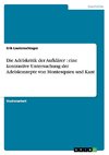 Die Adelskritik der Aufklärer : eine kontrastive Untersuchung der Adelskonzepte von Montesquieu und Kant