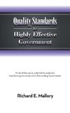 Quality Standards for Highly Effective Government