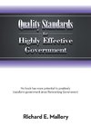 Quality Standards for Highly Effective Government