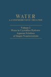 Water in Crystalline Hydrates Aqueous Solutions of Simple Nonelectrolytes