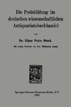 Die Preisbildung im deutschen wissenschaftlichen Antiquariatsbuchhandel