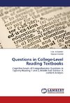 Questions in College-Level Reading Textbooks