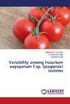 Variability among Fusarium oxysporum f.sp. lycopersici isolates