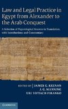 Keenan, J: Law and Legal Practice in Egypt from Alexander to