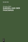 Europa und der Fascismus