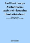 Ausführliches lateinisch-deutsches Handwörterbuch