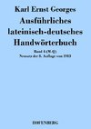 Ausführliches lateinisch-deutsches Handwörterbuch