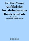 Ausführliches lateinisch-deutsches Handwörterbuch