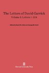 The Letters of David Garrick, Volume I, Letters 1-334