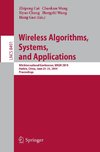 Wireless Algorithms, Systems, and Applications