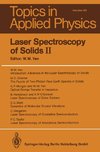 Laser Spectroscopy of Solids II