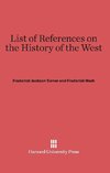 List of References on the History of the West