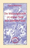 Die Walpurgisnacht im ersten Teile von Goethes Faust