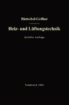 H. Rietschels Lehrbuch der Heiz- und Lüftungstechnik